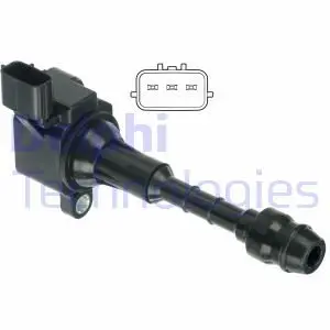 GN1024612B1 Котушка запалення NISSAN 350 Z 3.5 03- DELPHI підбір по vin на Brocar