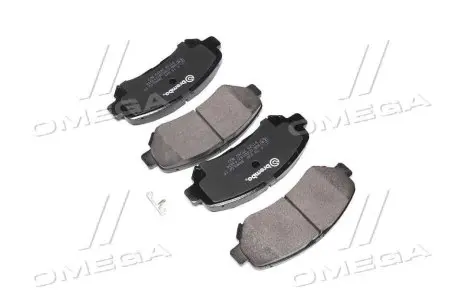 P79028 Колодки тормозные (передние) Nissan Qashqai/X-Trail 07- (Akebono) BREMBO подбор по vin на Brocar