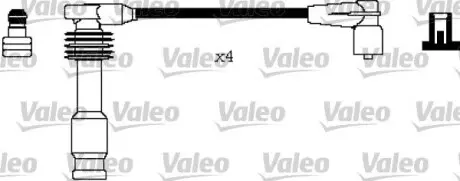 346292 Комплект проводов зажигания VALEO підбір по vin на Brocar