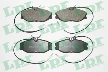 05P620 05P620 LPR - Тормозные колодки для дисков (F, V, с датчиком) LPR подбор по vin на Brocar