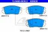 13046056392 Колодки гальмівні дискові, к-кт ATE підбір по vin на Brocar