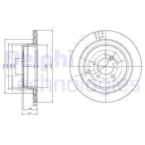 BG4021C Tarcza ham. LANDROVER RANGE ROVER, RANGE ROVER SPORT DELPHI підбір по vin на Brocar