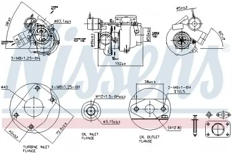 93040 Ускорительный насос, карбюратор NISSENS підбір по vin на Brocar