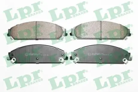 05P1401 Комплект тормозных колодок, дисковый тормоз LPR 05P1401 LPR подбор по vin на Brocar