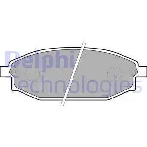 LP1665 Гальмівні колодки, дискові DELPHI підбір по vin на Brocar