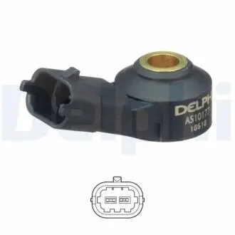 AS10177 Czujnik spalania stukowego C1/107, 108/AYGO, YARIS DELPHI підбір по vin на Brocar