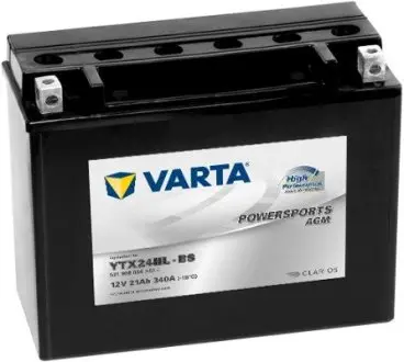 521908034 AKUMULATOR 21AH/340A 12V P+ /VARTA MOTOCYKLE AGM VARTA подбор по vin на Brocar