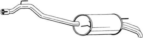 283483 Задній. глушник,випускна сист. BOSAL підбір по vin на Brocar