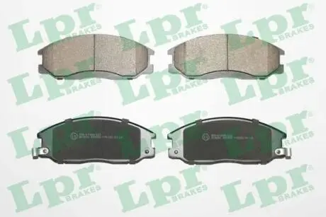 05P858 Комплект гальмівних колодок з 4 шт. дисків LPR підбір по vin на Brocar