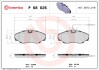 P68026 Гальмівні колодки, дискове гальмо (набір) BREMBO підбір по vin на Brocar