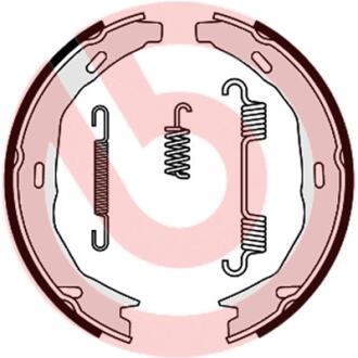 S50522 Комплект тормозных колодок, стояночная тормозная система BREMBO підбір по vin на Brocar