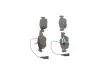0986424510 Комплект тормозных колодок, дисковый тормоз BOSCH підбір по vin на Brocar