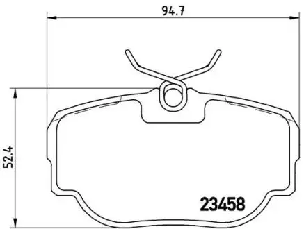 P44009 Гальмівні колодки, дискове гальмо (набір) BREMBO підбір по vin на Brocar