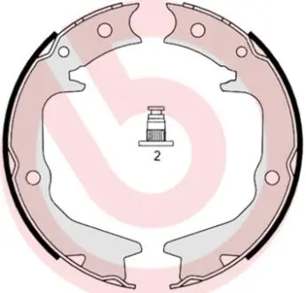 S54519 Гальмівні колодки барабанні Brembo BREMBO підбір по vin на Brocar