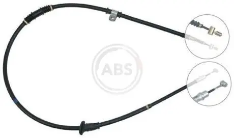 K14958 Трос ручного гальма A.B.S. підбір по vin на Brocar
