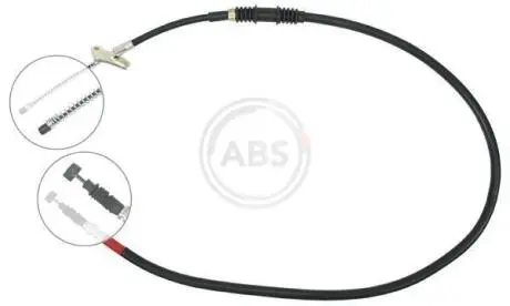 K15408 Трос, стояночная тормозная система A.B.S. подбор по vin на Brocar