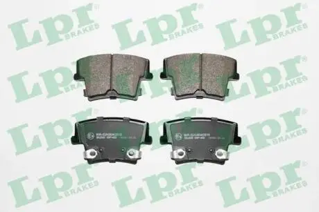 05P1400 Комплект тормозных колодок, дисковый тормоз LPR 05P1400 LPR подбор по vin на Brocar