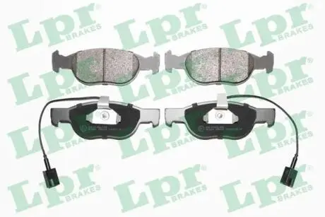 05P424 Гальмівні колодки, дискове гальмо (набір) LPR підбір по vin на Brocar