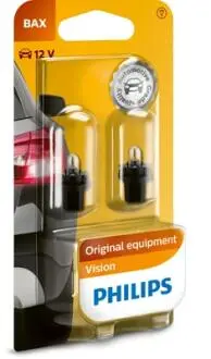 12598B2 Автолампа Philips 12598B2 Vision BAX BAX8, 5d/2 1,2 W прозора PHILIPS підбір по vin на Brocar