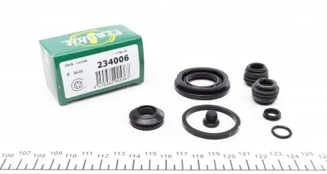 234006 Ремкомплект супорта (заднього) Honda Accord/Civic VI/VII/VIII 90- (d=34mm) (Lucas/Nih) FRENKIT підбір по vin на Brocar