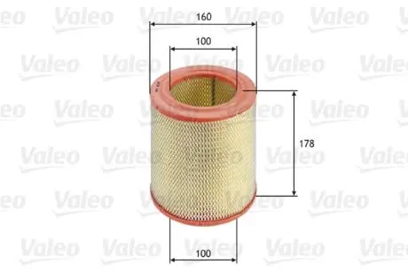 585618 Фільтр повітряний VALEO підбір по vin на Brocar