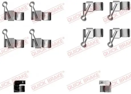 1091238 Zestaw montażowy HIACE 89-95 do klocków AISIN /P/ QUICK BRAKE подбор по vin на Brocar