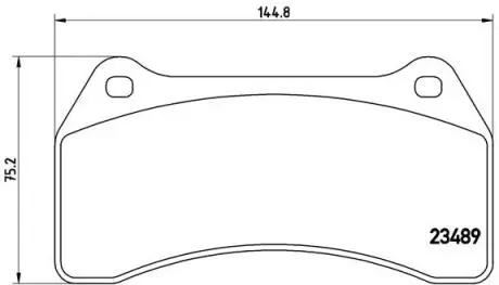 P36014 Тормозные колодки дисковые BREMBO підбір по vin на Brocar
