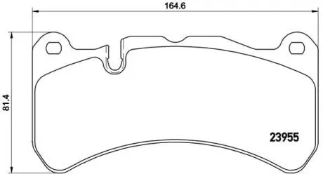 P50092 Гальмівні колодки дискові BREMBO підбір по vin на Brocar
