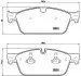 P50102X Колодки гальмівні дискові BREMBO підбір по vin на Brocar