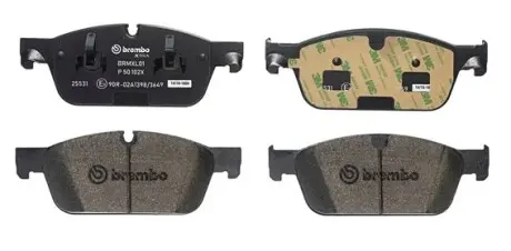 P50102X Колодки гальмівні дискові BREMBO підбір по vin на Brocar
