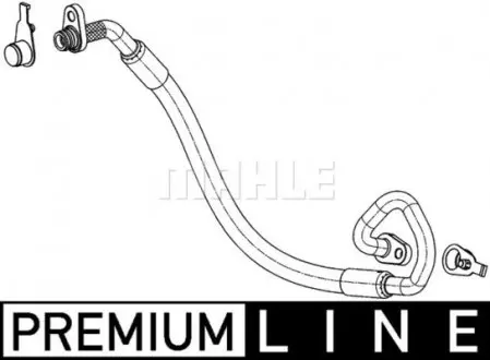 AP101000P Шланг гумовий,комбінований, з фітингами MAHLE / KNECHT підбір по vin на Brocar
