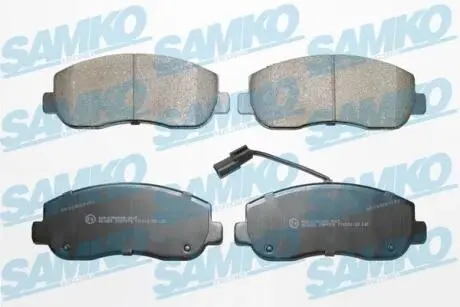 5SP1579 Комплект гальмівних колодок, дискове гальмо SAMKO підбір по vin на Brocar