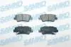 5SP1710 Гальмівні колодки дискові зад. Hyundai I30/Sonata 2.0 CRDi 06-/Kia Carens 13-/Ceed 12-/Ssangyong New Actyon/Korando 10- SAMKO підбір по vin на Brocar