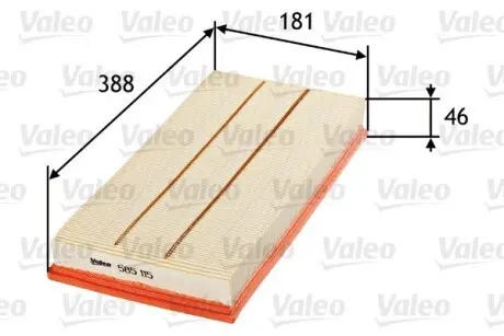 585115 Фільтр повітряний VALEO підбір по vin на Brocar