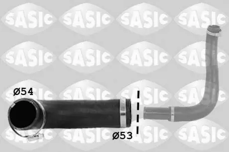 3336221 PRZEWÓD WYMIENNIK POWIETRZA WYLOTU FORD TRANSIT SASIC подбор по vin на Brocar
