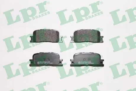 05P1115 Комплект тормозных колодок, дисковый тормоз LPR 05P1115 LPR подбор по vin на Brocar