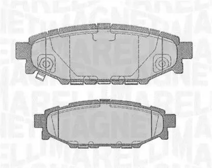 363916060700 KLOCKI HAM./TYŁ/ SUBARU Forester III (SH) 01/08- MAGNETI MARELLI подбор по vin на Brocar