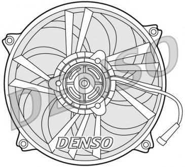 DER21014 Вентилятор, охлаждение двигателя DENSO подбор по vin на Brocar