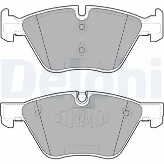 LP1960 Тормозные колодки дисковые BMW 1(E81)/3(E90) "F "05>> DELPHI подбор по vin на Brocar