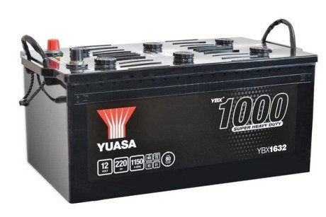 YBX1632 Yuasa 12V 220Ah Cargo Super Heavy Duty Battery YBX1632 замена для 625SHD!!! YBX1632 YUASA YUASA підбір по vin на Brocar