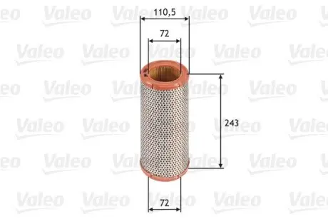 585612 Воздушный фильтр VALEO подбор по vin на Brocar