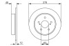 0986479752 Тормозной диск BOSCH підбір по vin на Brocar