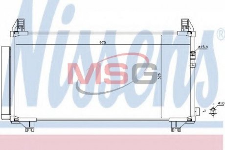 940369 Конденсатор, Кондиціонер NISSENS підбір по vin на Brocar