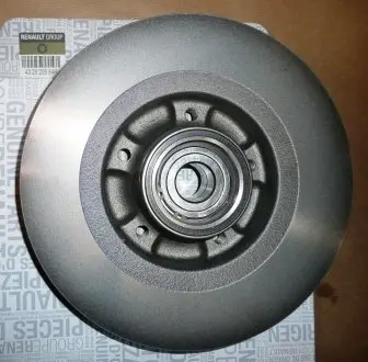 432020984R Диск тормозной + подшипник RENAULT подбор по vin на Brocar