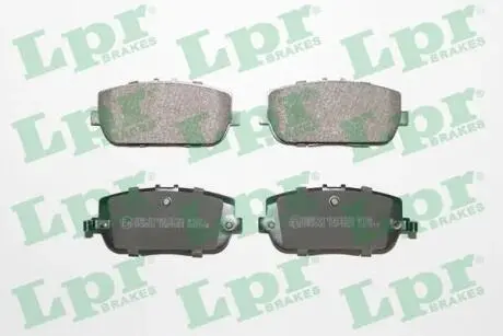 05P1554 Гальмівні колодки, дискове гальмо (набір) LPR підбір по vin на Brocar