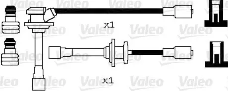 346083 Комплект проводов зажигания VALEO подбор по vin на Brocar