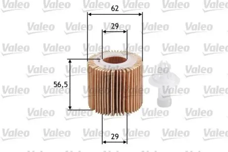586583 Масляний фільтр 586583 VALEO VALEO підбір по vin на Brocar