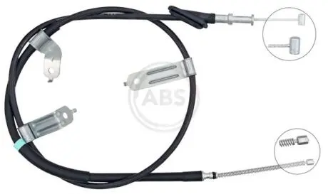 K10244 LINKA HAMULCA RĘCZNEGO SUBARU IMPREZA 08-13 PT A.B.S. підбір по vin на Brocar