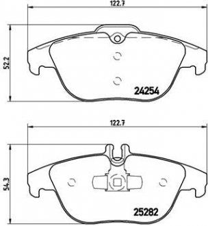 P50104 Тормозные колодки Brembo BREMBO підбір по vin на Brocar
