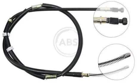 K19588 Трос, стояночная тормозная система A.B.S. подбор по vin на Brocar